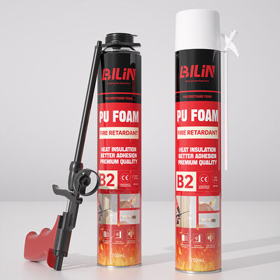 B1 Acoustic and Fire Retardant Polyurethane Foam for Wall Insulation and Pipe Penetrations