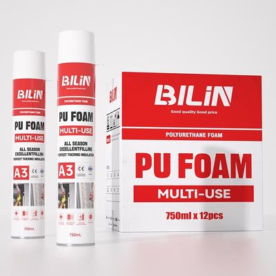 Bauwerk Mehrzweck-PU-Schaum Schimmelsicherung Polyurethan-Spray-Schaum