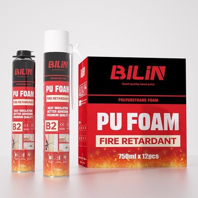 750 ml allgemeine Verwendung PU Schaumstoff Schalldämmung ohne Schrumpfung Wetterfest