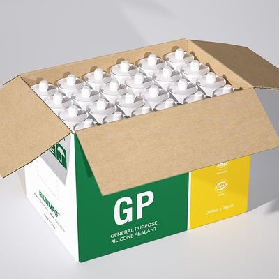 280 ml Neutrales Essigsilikonsiegelungsmittel Schrumpfungsbeständig Haushaltsmittel Nicht giftig