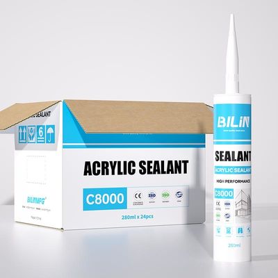 Milchweißes wasserdichtes Acryldichtungsmittel Ein-Komponenten-Siliconisiertes Acryldichtungsmittel