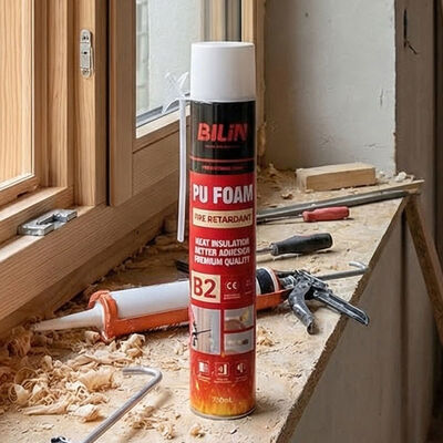 750ml B2 Brandschutz-Montageschaum, Allzweck, Brandschutzklasse PU-Schaum zum Füllen von Hohlräumen