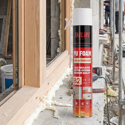 500 ml 750 ml B2 Feuerschutz Polyurethan-Schaum-Handbuch Stroh-Typ für Heim-DIY-Risse Reparatur