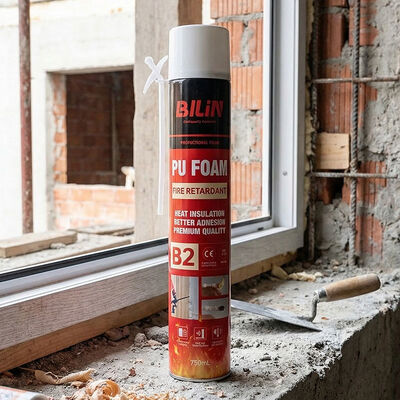 Intumescent Feuerhemmer PU-Schaumdichtungsmittel Schalldicht und feuerdicht Ausdehnungsschaum für Feuertüren