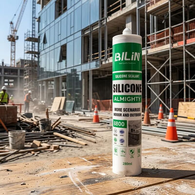 Qualität 280 ml Neutrales Silicone-Dichtungsmittel Superklebrig, nicht ätzendes Silicone-Dichtungsmittel geeignet für Glas-Metall- und Kunststoffoberflächen Fabrik