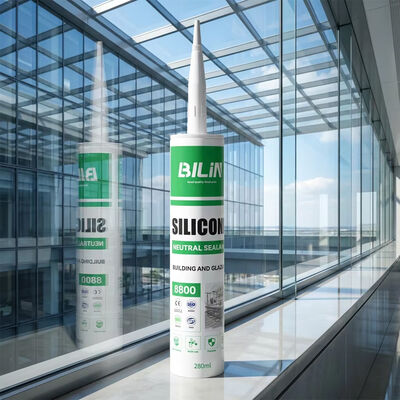 Qualität Anti-Aging Neutral Silicone Caulk, klarer Klebstoff für die Abdichtung von Vorhangwänden und Glasdecken, stabile Abdichtung Fabrik