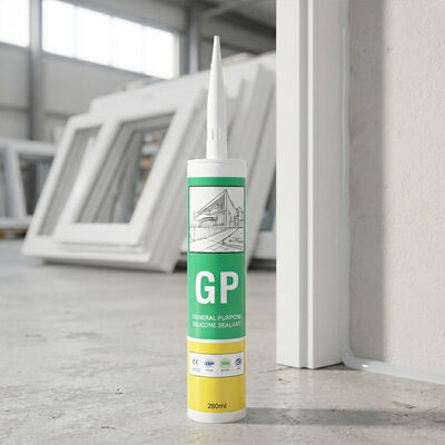 Qualität Fabrik Großhandel GP Silikondichtungsmittel Wetterfest Schimmelschutz Klebstoff für Türen Fenster und Wandverbindungen Fabrik