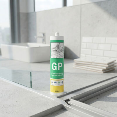 Qualität Transparentes weißes GP-Silikondichtmittel für Glasfugen im Innen- und Außenbereich Fabrik